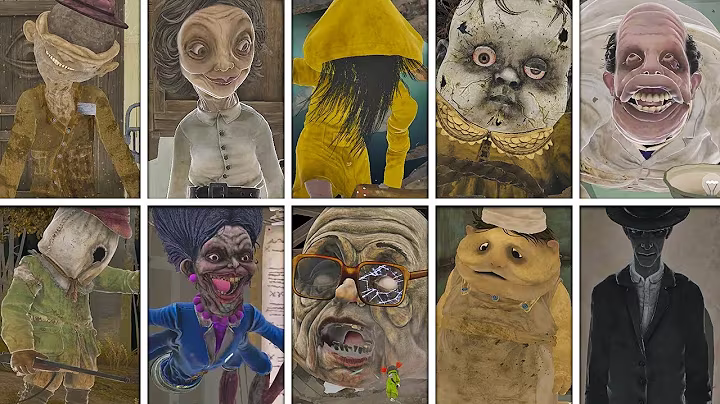 Little Nightmares 1-3 - All BOSSES in BRIGHT Mode from Every Game 1 hour, 22 minutes